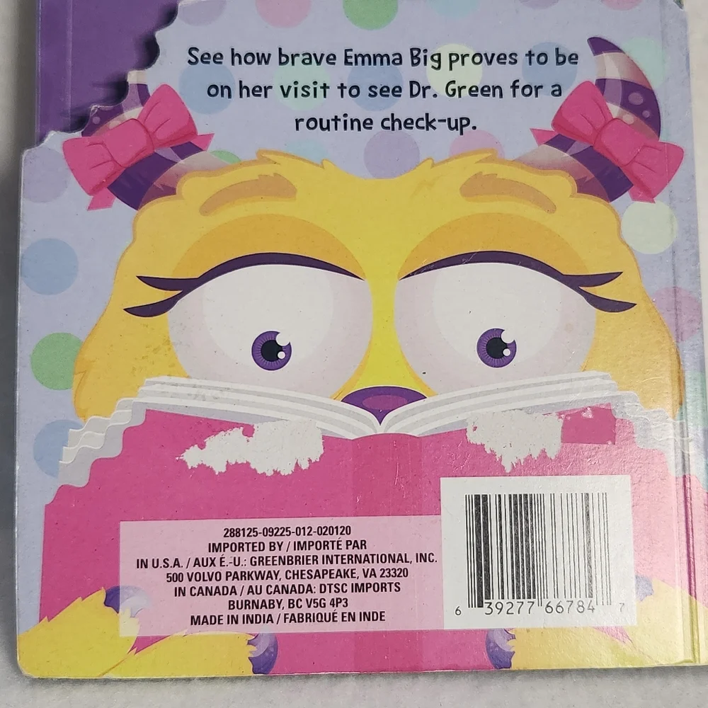 4-Pack Book Bundle Set My Doctor Visits The Big Family Series Books For Children